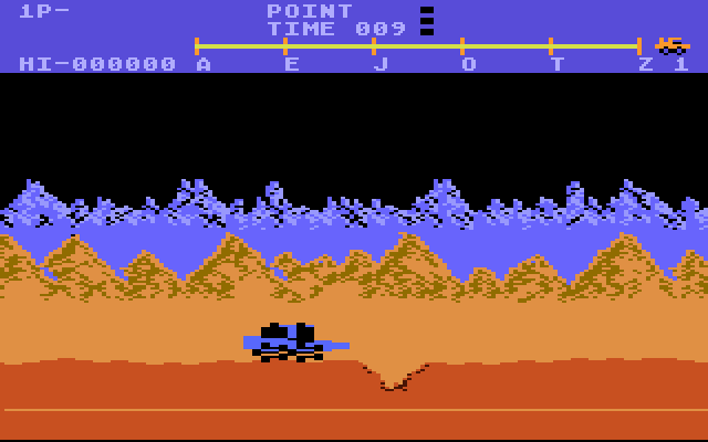 Moon Patrol - Screenshot