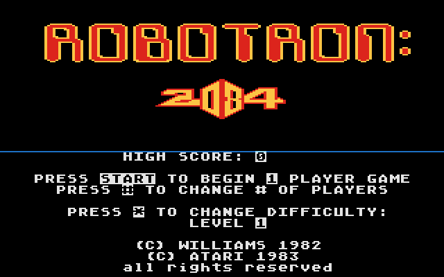 Robotron: 2084 - Screenshot