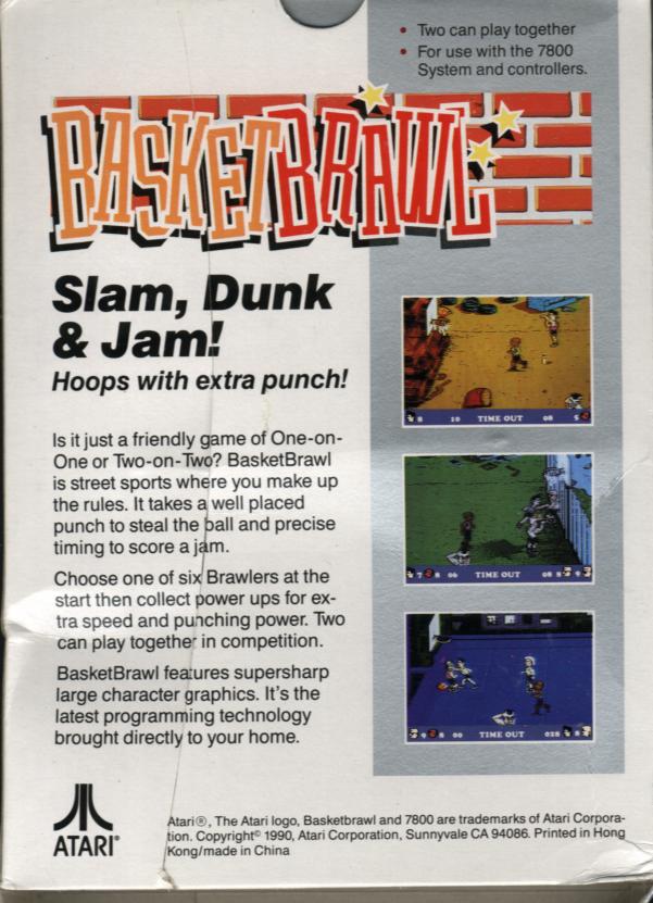 Basketbrawl - Box Back