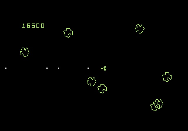 Asteroids Deluxe - Screenshot