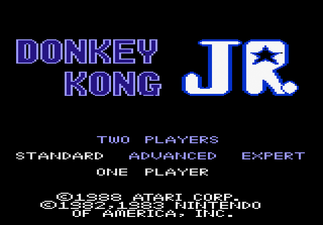 Donkey Kong Junior - Screenshot