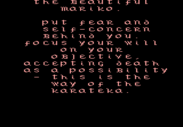 Karateka - Screenshot