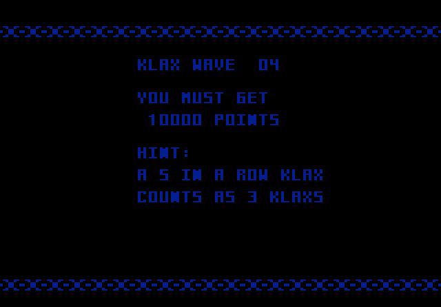 KLAX - Screenshot