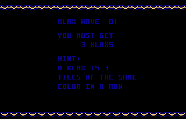 KLAX - Screenshot