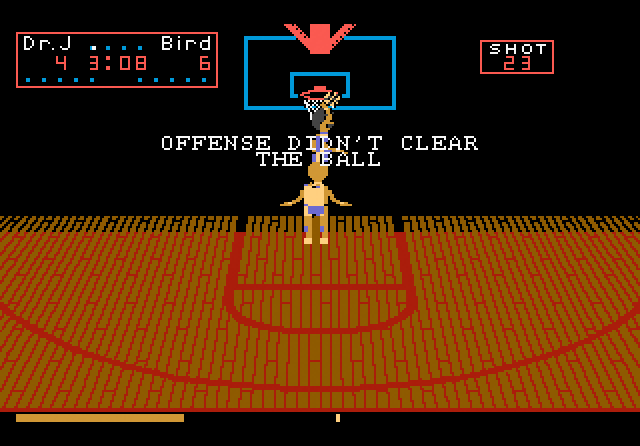 One-on-One Basketball - Screenshot