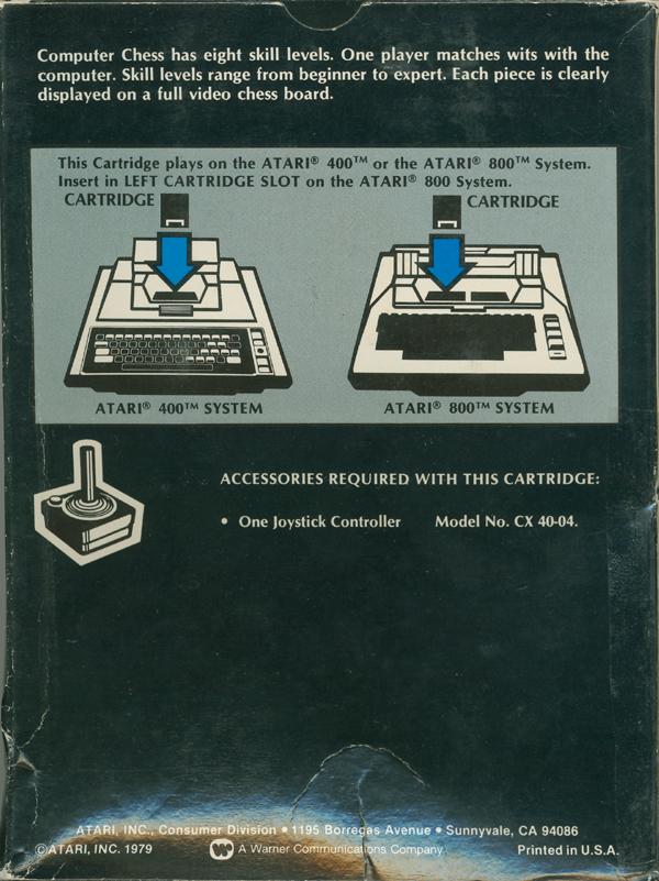 Computer Chess - Box Back