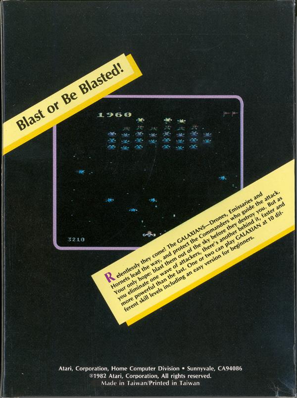 Galaxian - Box Back