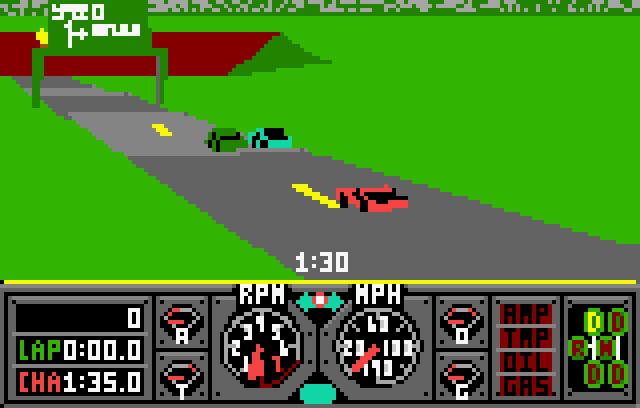 Hard Drivin' - Screenshot