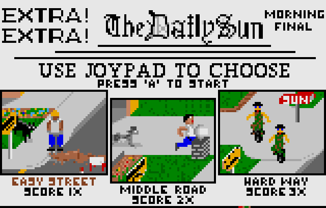 Paperboy - Screenshot