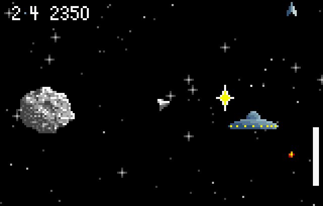 Super Asteroids & Missile Command - Screenshot