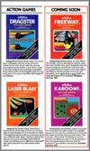 Page 4, Dragster, Freeway, Kaboom!, Laser Blast