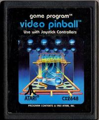 Video Pinball - Cartridge